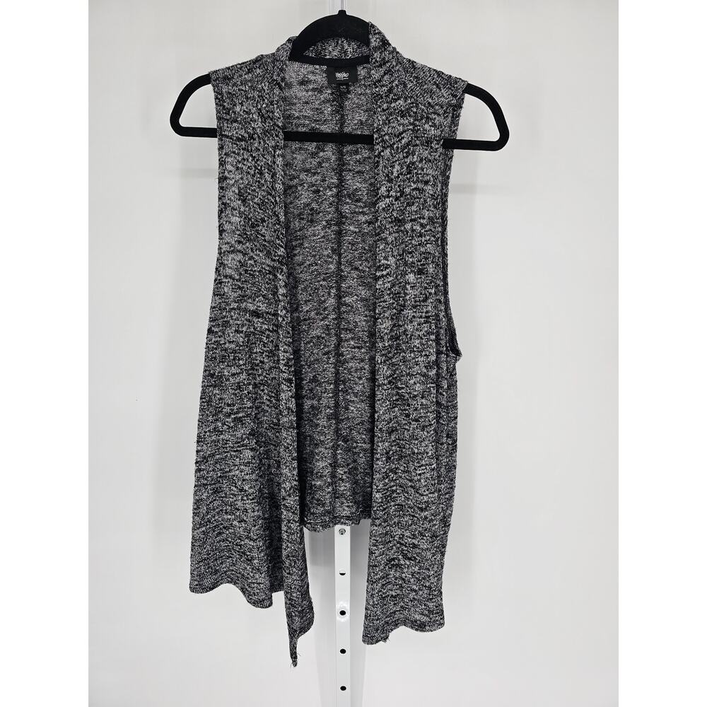 Mossimo Supply Co. Women's Gray Sleeveless Open font Vest Size XL/TG